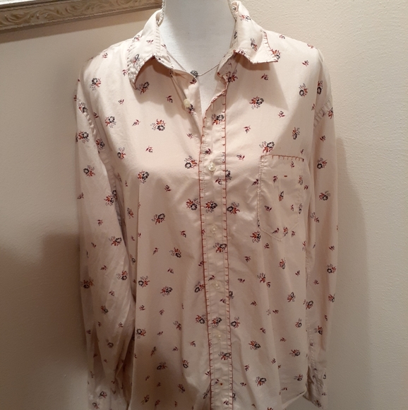 Lucky Brand shirt nwot large floral - Picture 3 of 7